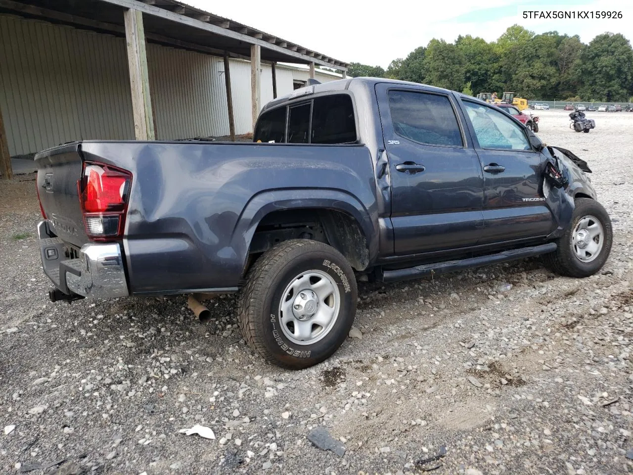 5TFAX5GN1KX159926 2019 Toyota Tacoma Double Cab