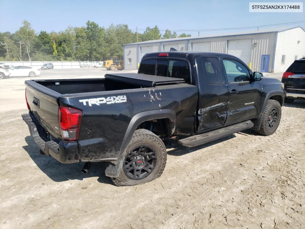 5TFSZ5AN2KX174488 2019 Toyota Tacoma Access Cab