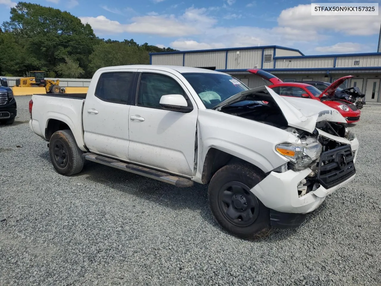 2019 Toyota Tacoma Double Cab VIN: 5TFAX5GN9KX157325 Lot: 70561844