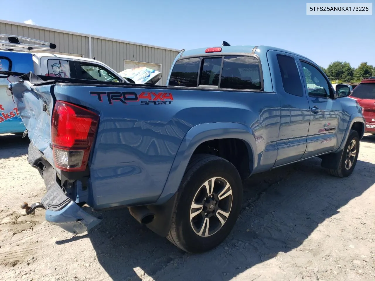 2019 Toyota Tacoma Access Cab VIN: 5TFSZ5AN0KX173226 Lot: 70603194