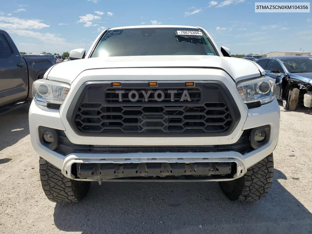 2019 Toyota Tacoma Double Cab VIN: 3TMAZ5CN0KM104356 Lot: 70675394