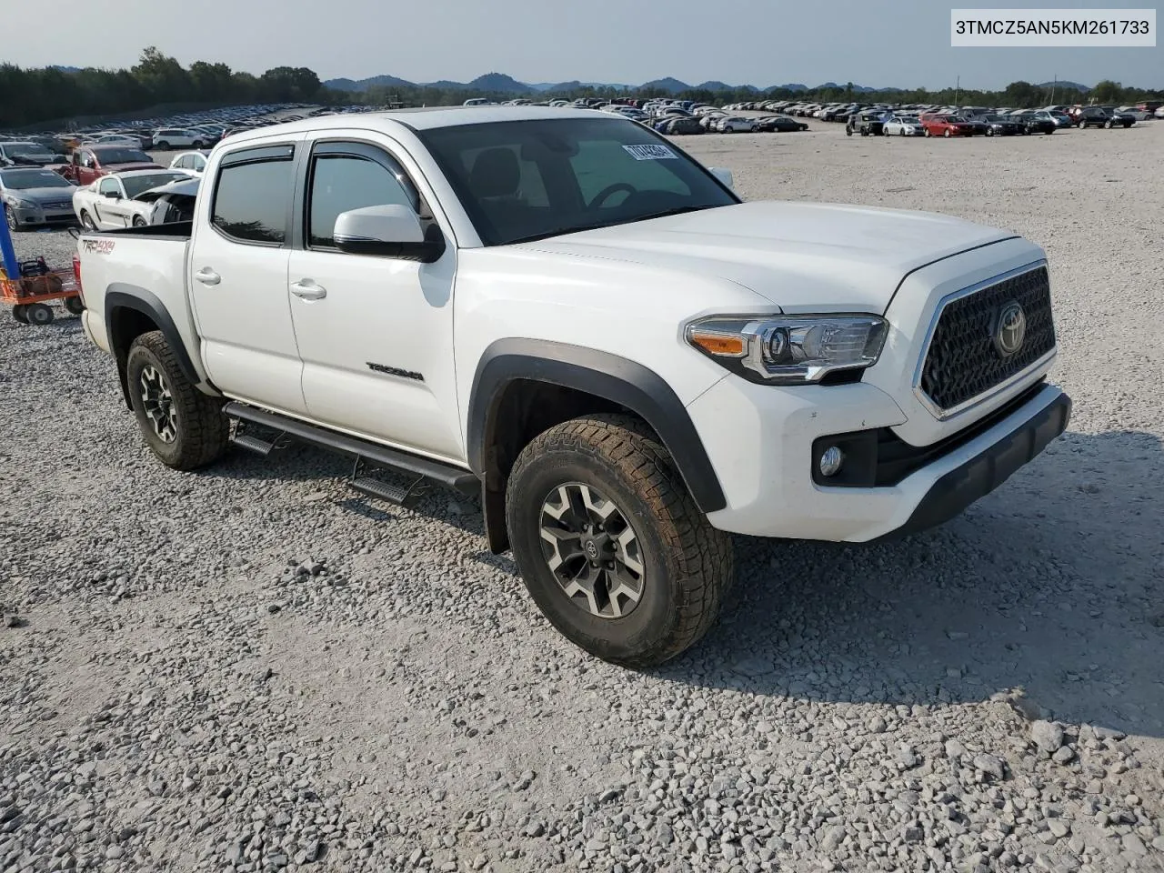 2019 Toyota Tacoma Double Cab VIN: 3TMCZ5AN5KM261733 Lot: 70742394