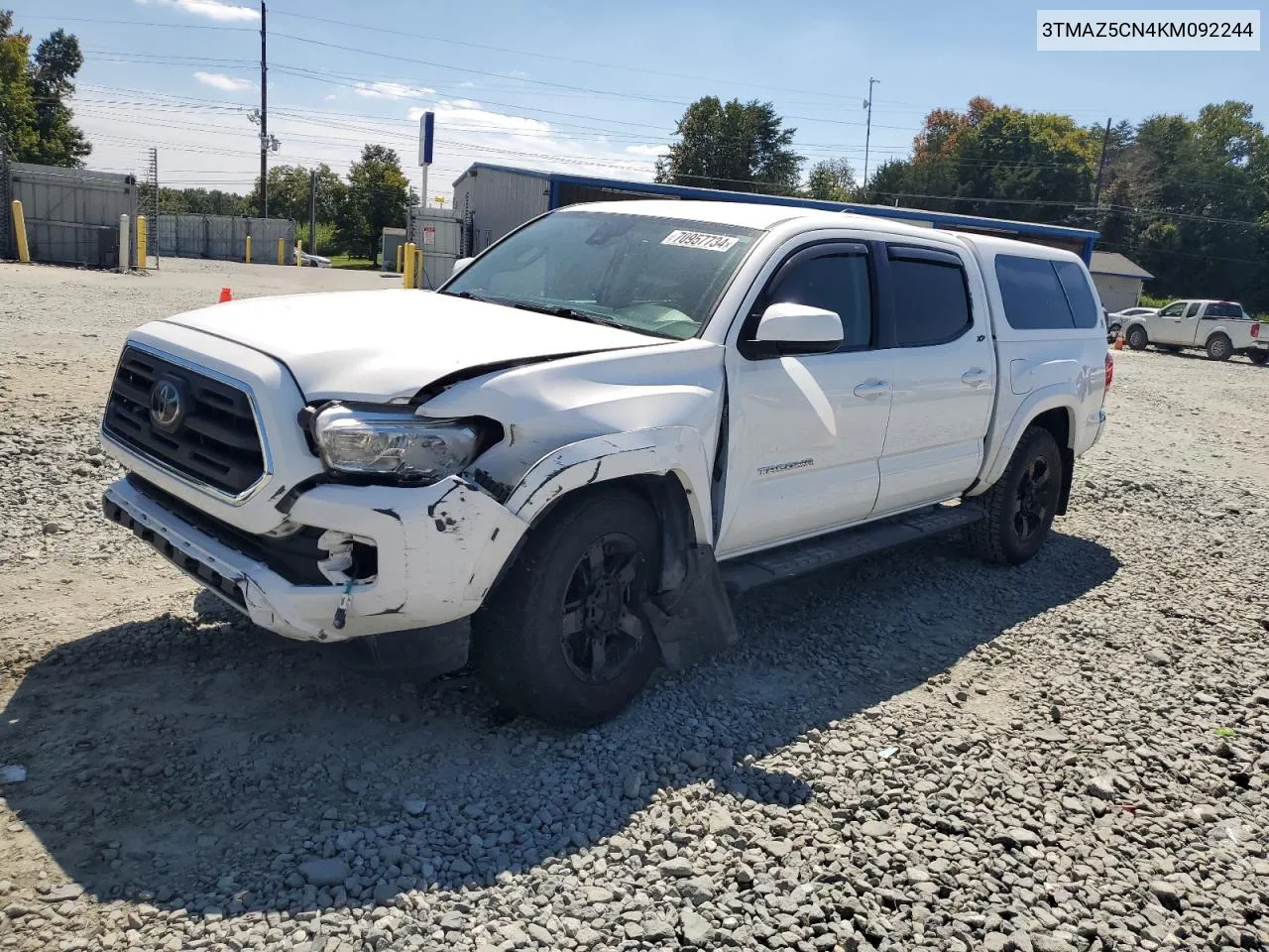 2019 Toyota Tacoma Double Cab VIN: 3TMAZ5CN4KM092244 Lot: 70957734