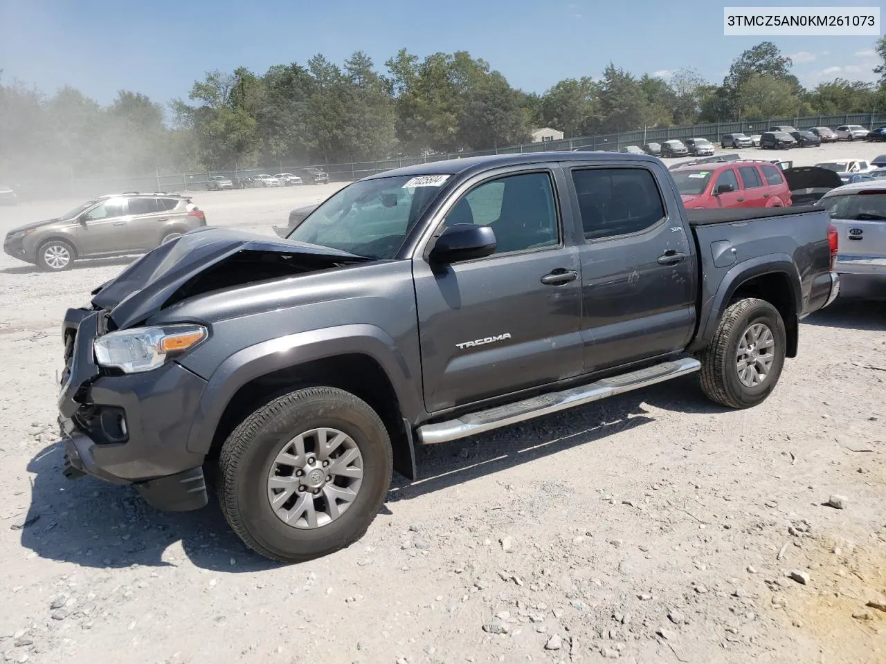 2019 Toyota Tacoma Double Cab VIN: 3TMCZ5AN0KM261073 Lot: 71025504