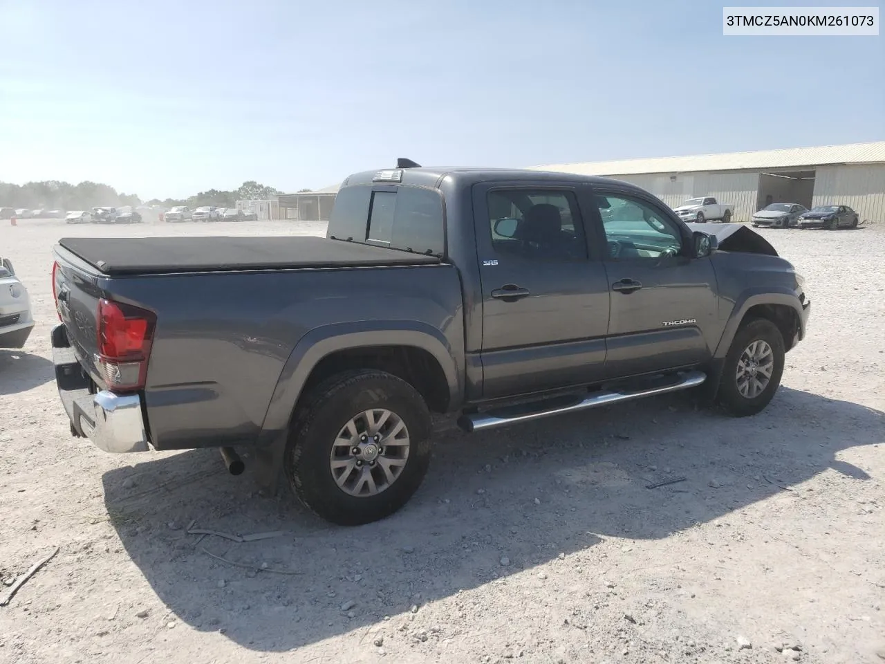 2019 Toyota Tacoma Double Cab VIN: 3TMCZ5AN0KM261073 Lot: 71025504