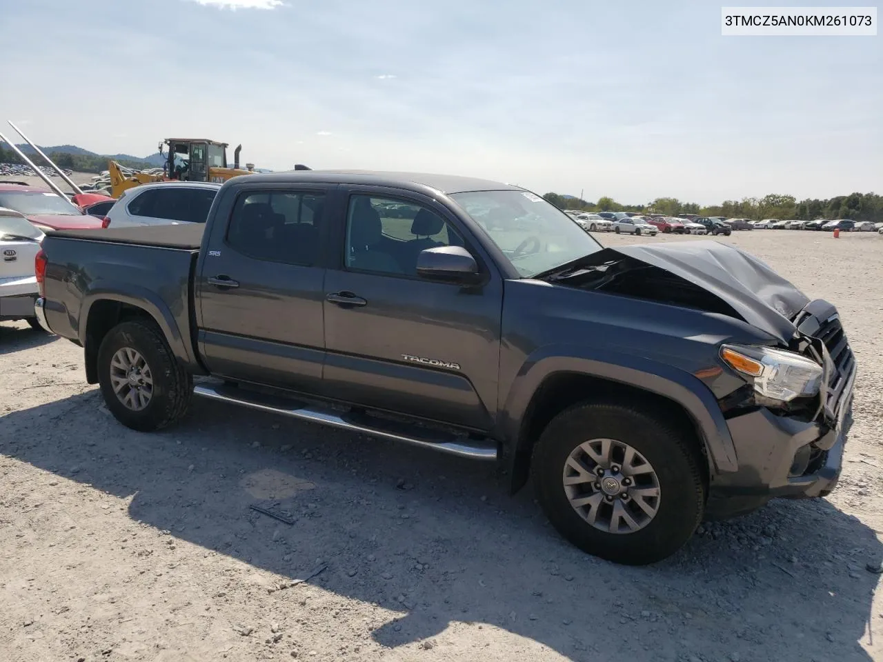 2019 Toyota Tacoma Double Cab VIN: 3TMCZ5AN0KM261073 Lot: 71025504