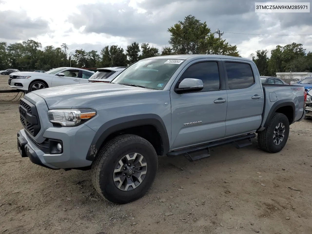 2019 Toyota Tacoma Double Cab VIN: 3TMCZ5AN9KM285971 Lot: 71030654