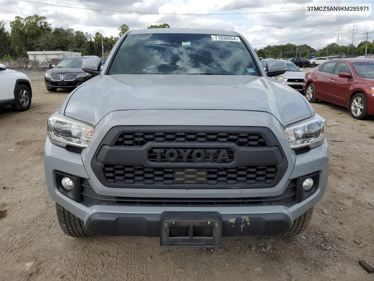 2019 Toyota Tacoma Double Cab VIN: 3TMCZ5AN9KM285971 Lot: 71030654