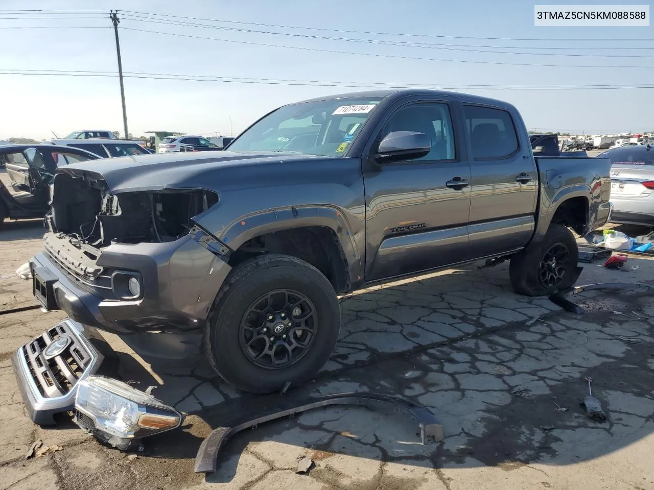 2019 Toyota Tacoma Double Cab VIN: 3TMAZ5CN5KM088588 Lot: 71074284