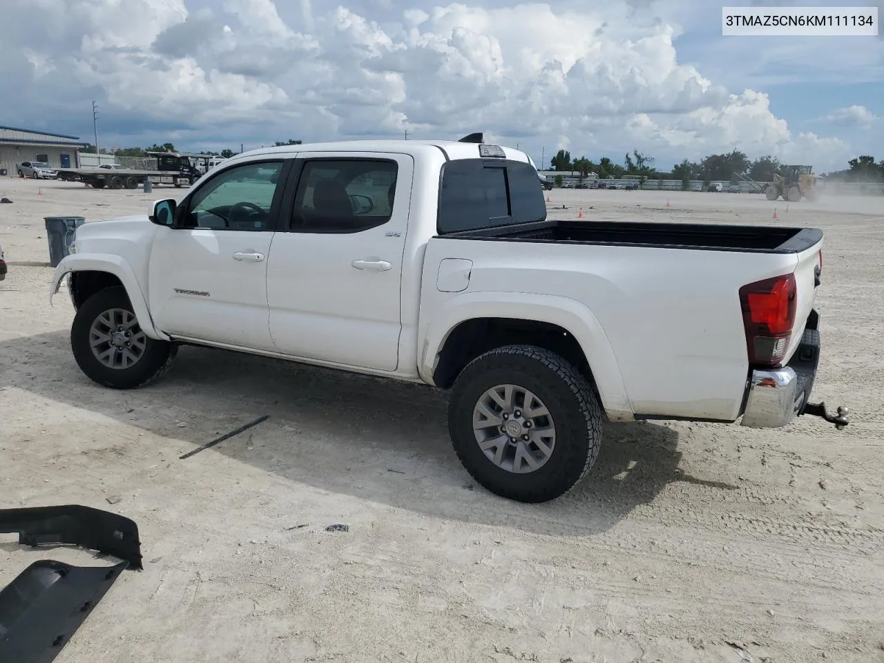 2019 Toyota Tacoma Double Cab VIN: 3TMAZ5CN6KM111134 Lot: 71168344