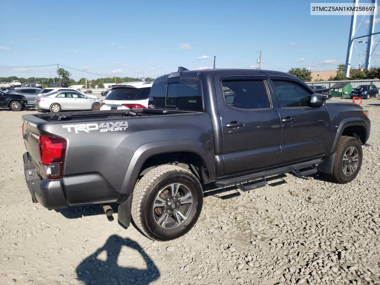 2019 Toyota Tacoma Double Cab VIN: 3TMCZ5AN1KM258697 Lot: 71190874