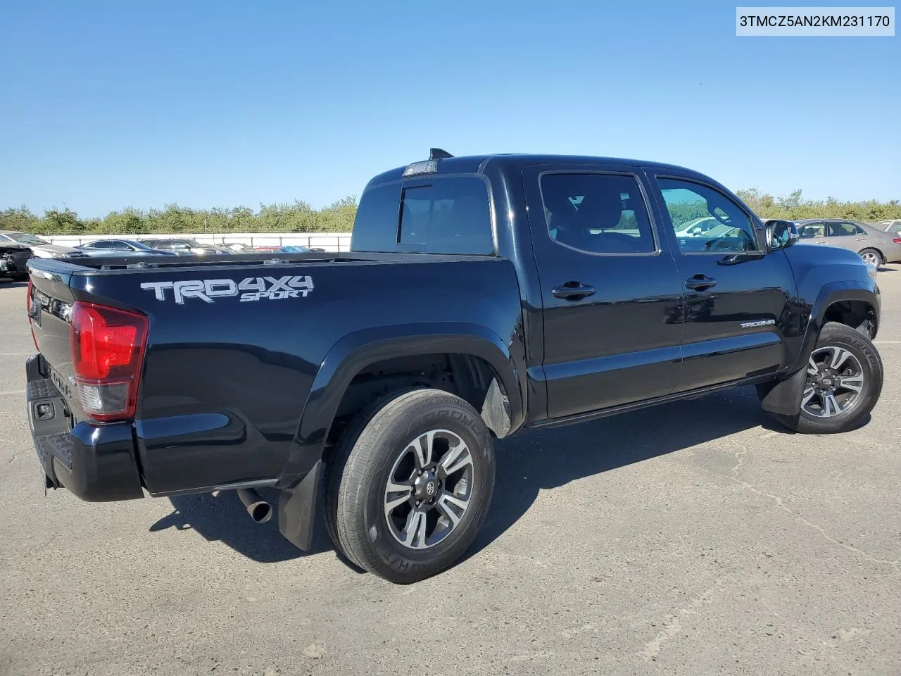 3TMCZ5AN2KM231170 2019 Toyota Tacoma Double Cab