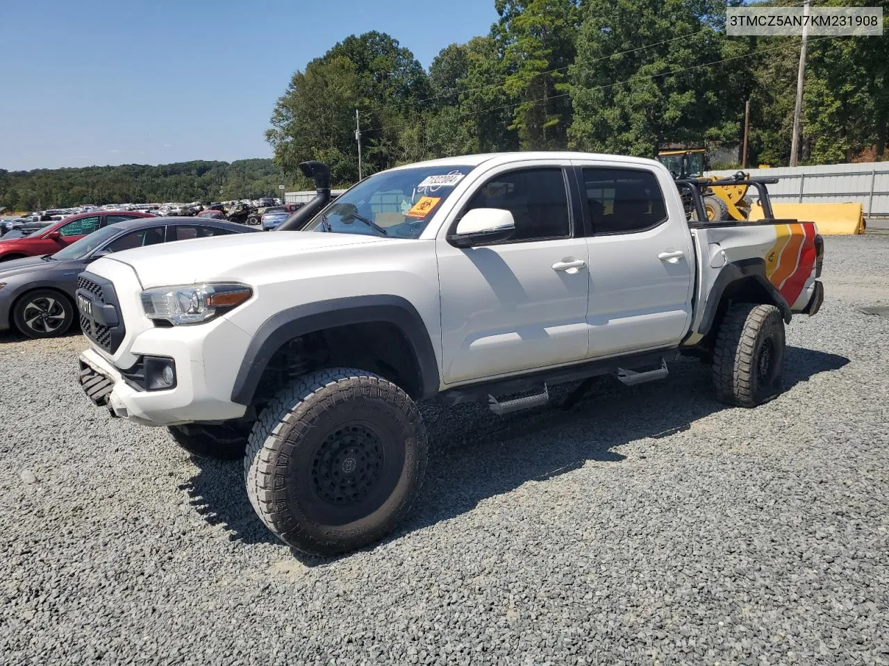 2019 Toyota Tacoma Double Cab VIN: 3TMCZ5AN7KM231908 Lot: 71322004