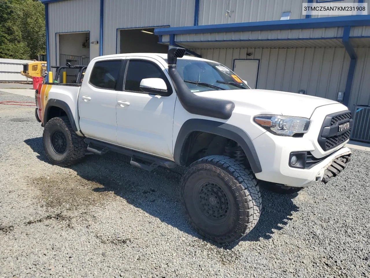 2019 Toyota Tacoma Double Cab VIN: 3TMCZ5AN7KM231908 Lot: 71322004