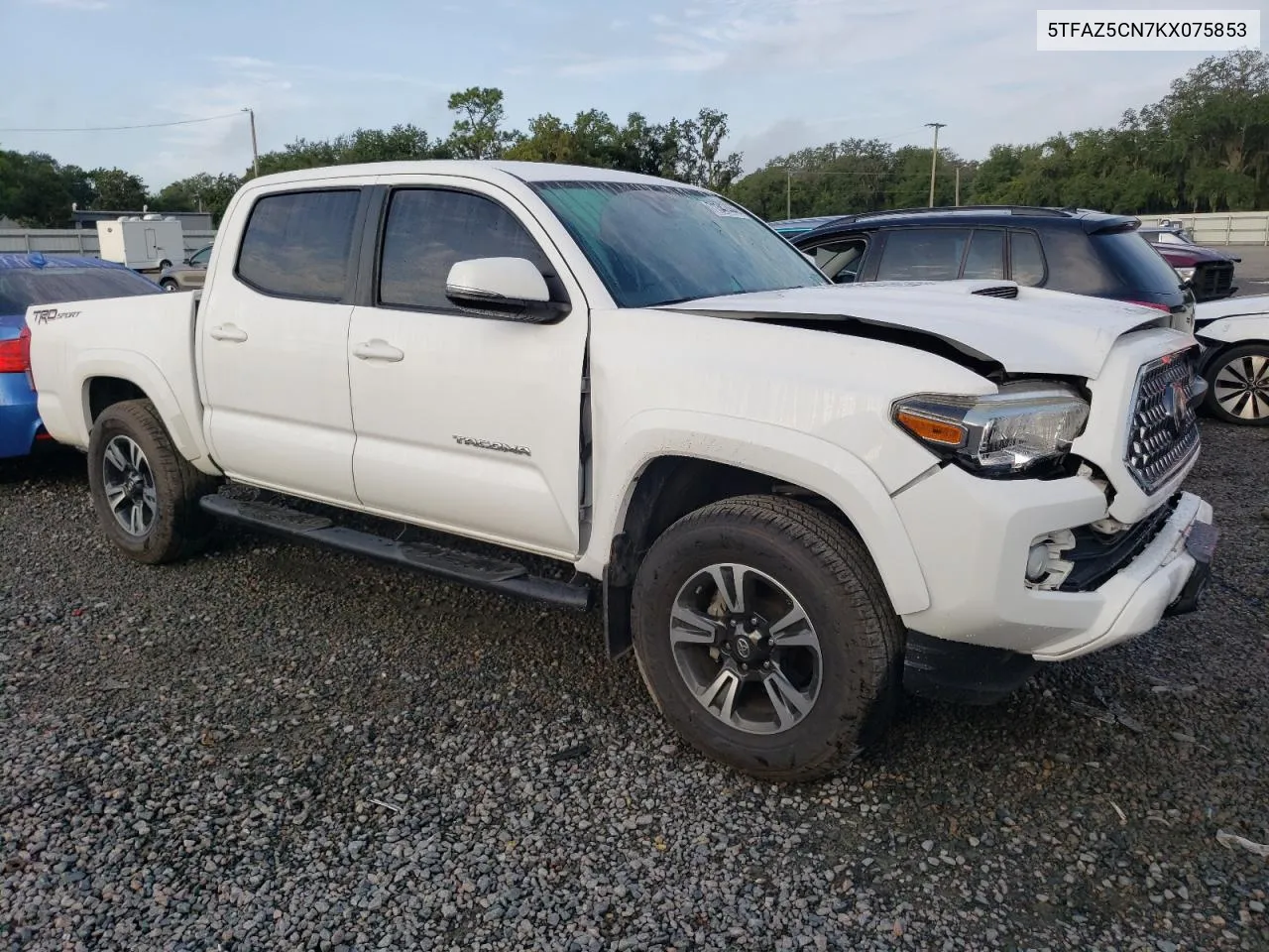 2019 Toyota Tacoma Double Cab VIN: 5TFAZ5CN7KX075853 Lot: 71347444