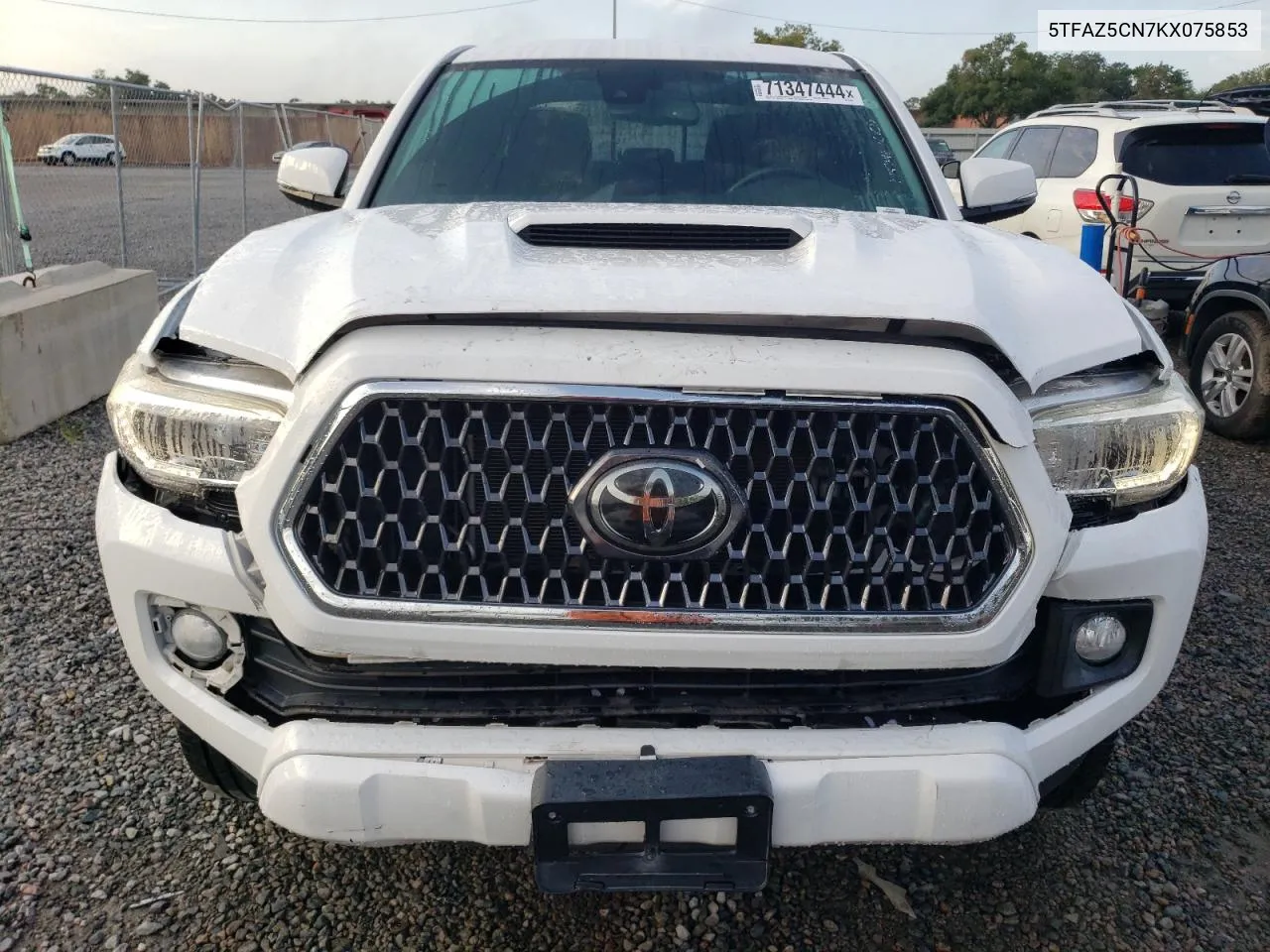 2019 Toyota Tacoma Double Cab VIN: 5TFAZ5CN7KX075853 Lot: 71347444