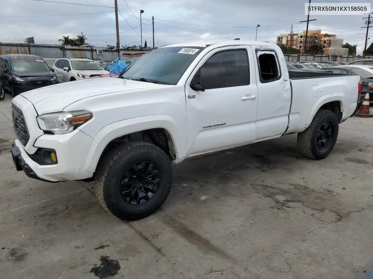 5TFRX5GN1KX158505 2019 Toyota Tacoma Access Cab