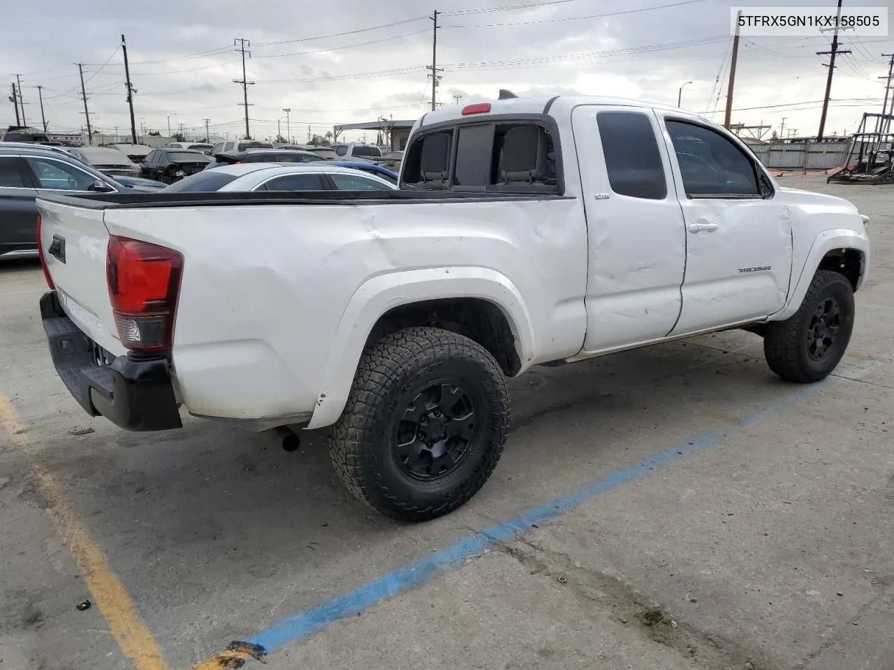 5TFRX5GN1KX158505 2019 Toyota Tacoma Access Cab