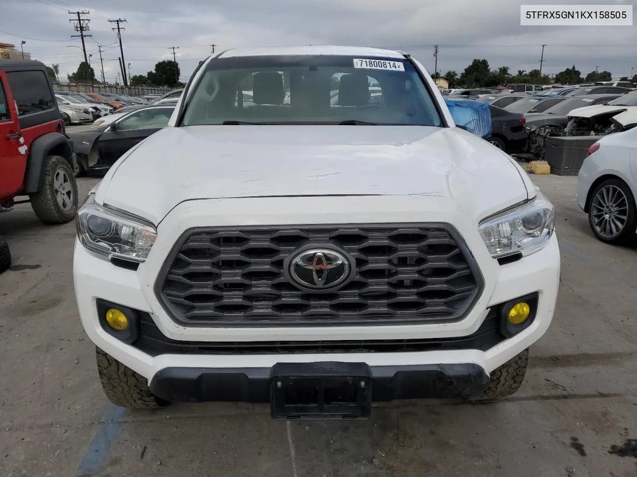 5TFRX5GN1KX158505 2019 Toyota Tacoma Access Cab