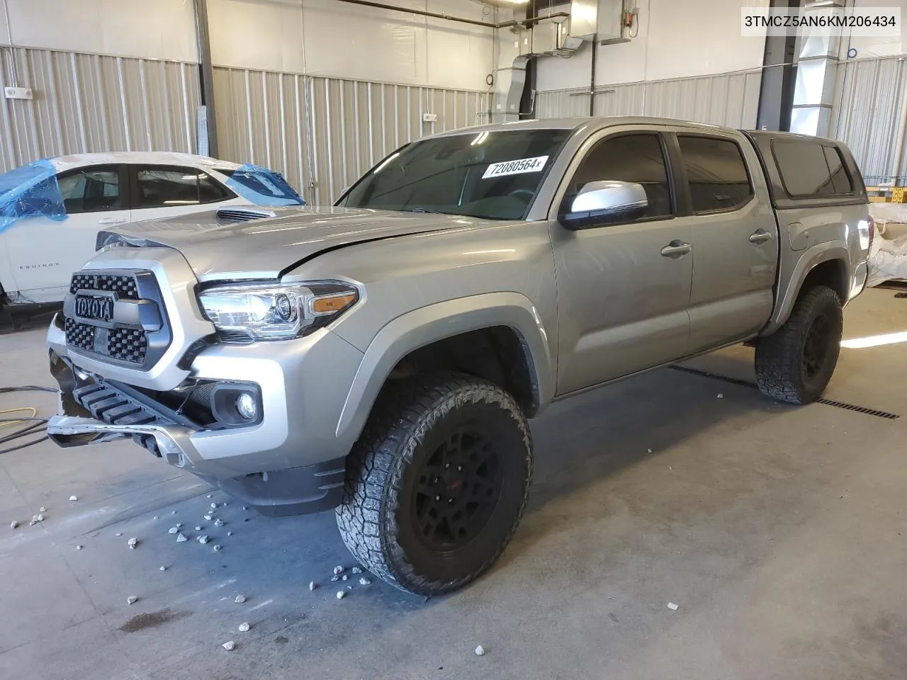 2019 Toyota Tacoma Double Cab VIN: 3TMCZ5AN6KM206434 Lot: 72080564