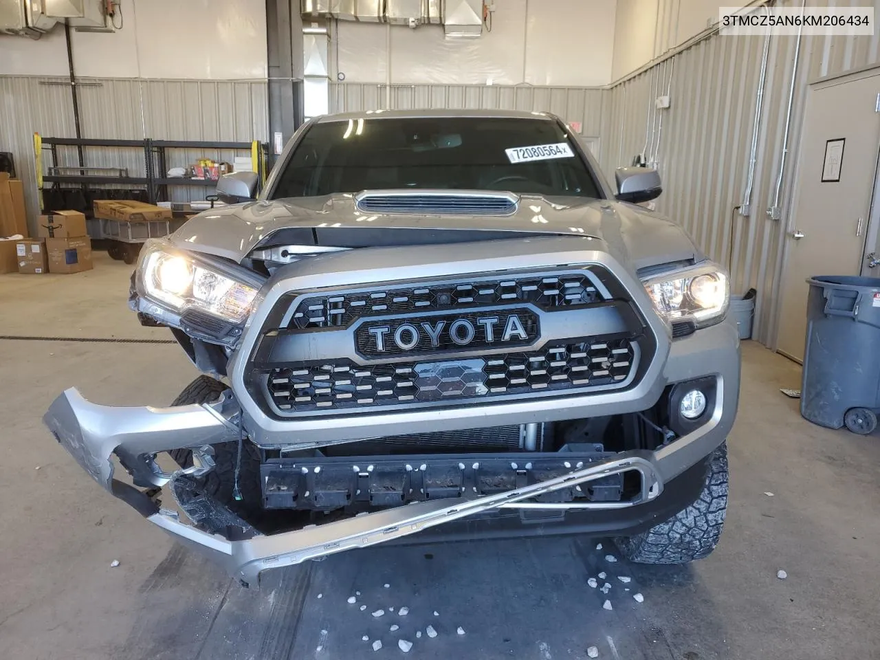 2019 Toyota Tacoma Double Cab VIN: 3TMCZ5AN6KM206434 Lot: 72080564