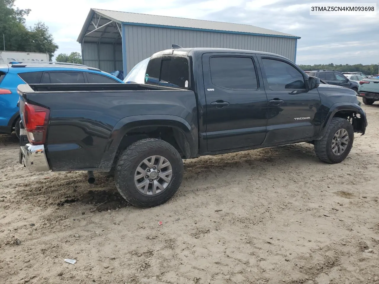 2019 Toyota Tacoma Double Cab VIN: 3TMAZ5CN4KM093698 Lot: 72182584