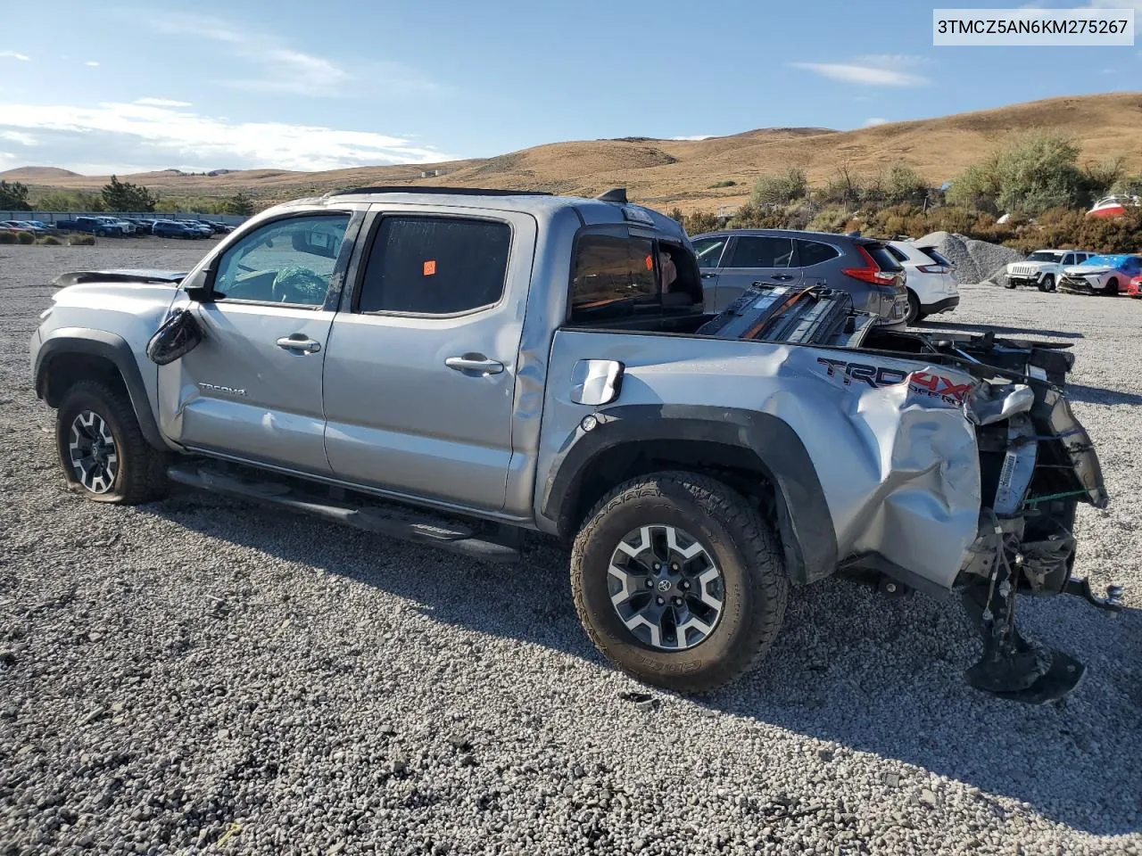 2019 Toyota Tacoma Double Cab VIN: 3TMCZ5AN6KM275267 Lot: 72249794