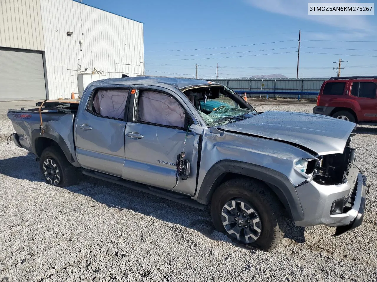 2019 Toyota Tacoma Double Cab VIN: 3TMCZ5AN6KM275267 Lot: 72249794