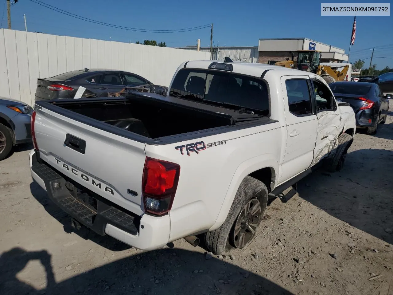 2019 Toyota Tacoma Double Cab VIN: 3TMAZ5CN0KM096792 Lot: 72448844