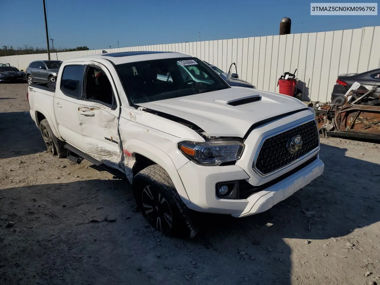 2019 Toyota Tacoma Double Cab VIN: 3TMAZ5CN0KM096792 Lot: 72448844