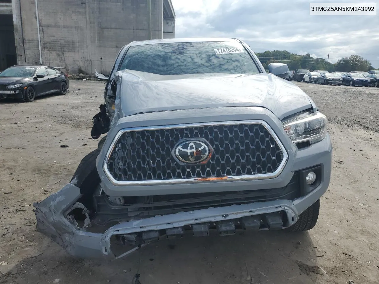 2019 Toyota Tacoma Double Cab VIN: 3TMCZ5AN5KM243992 Lot: 72470204