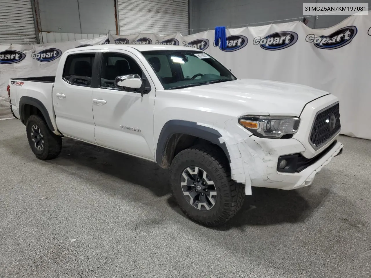 2019 Toyota Tacoma Double Cab VIN: 3TMCZ5AN7KM197081 Lot: 72497474