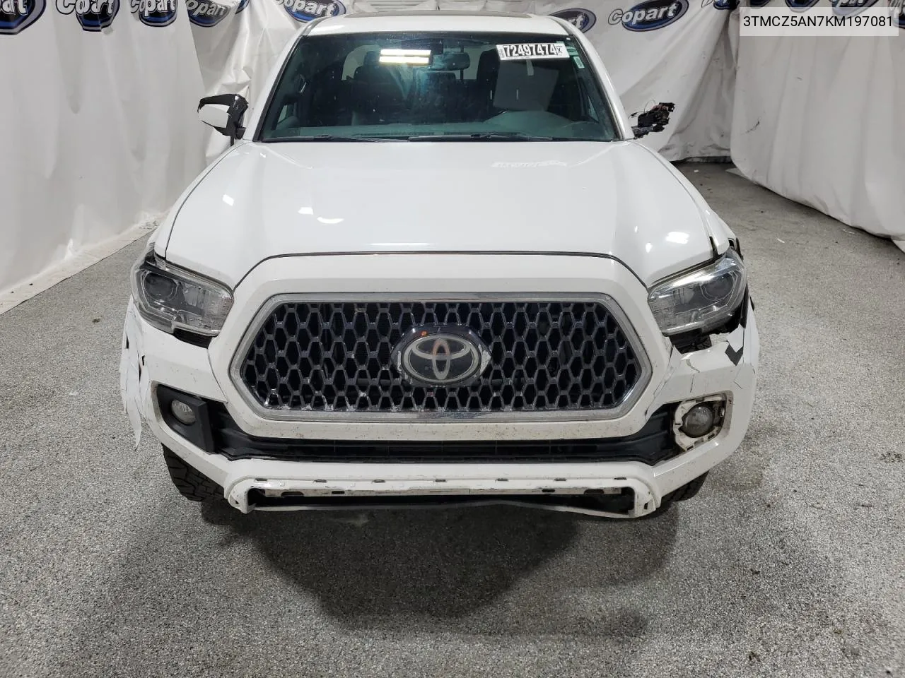 2019 Toyota Tacoma Double Cab VIN: 3TMCZ5AN7KM197081 Lot: 72497474