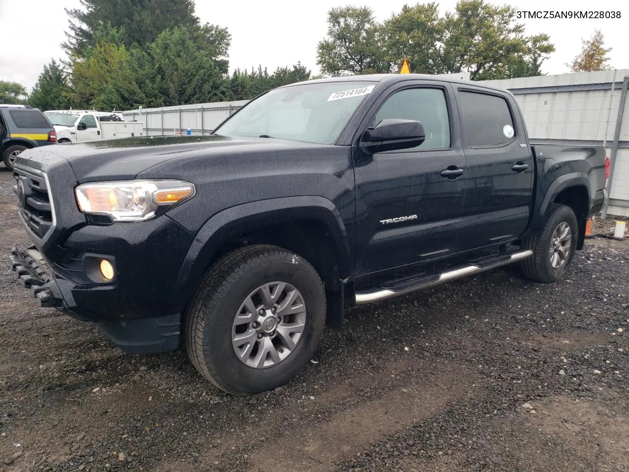 2019 Toyota Tacoma Double Cab VIN: 3TMCZ5AN9KM228038 Lot: 72514104