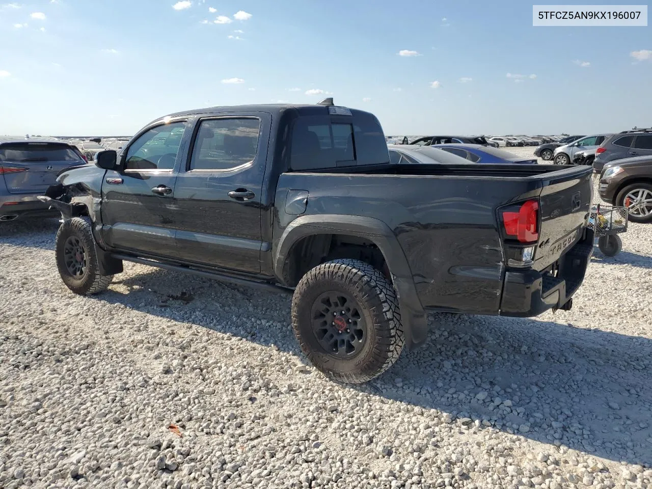 2019 Toyota Tacoma Double Cab VIN: 5TFCZ5AN9KX196007 Lot: 72739614