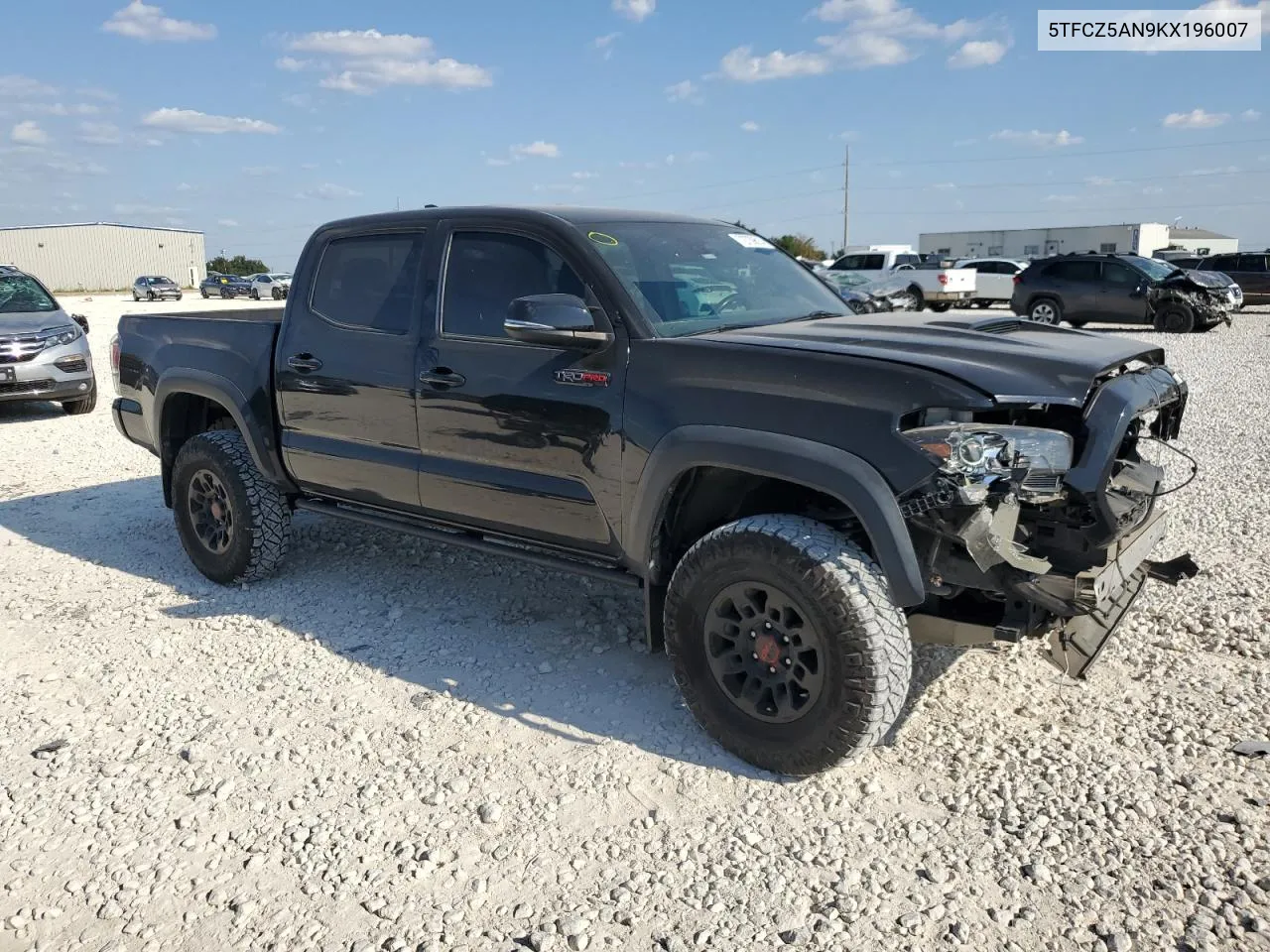 2019 Toyota Tacoma Double Cab VIN: 5TFCZ5AN9KX196007 Lot: 72739614