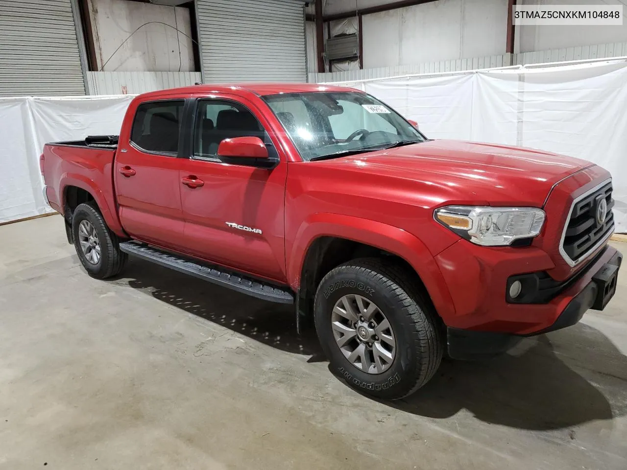 2019 Toyota Tacoma Double Cab VIN: 3TMAZ5CNXKM104848 Lot: 72753194