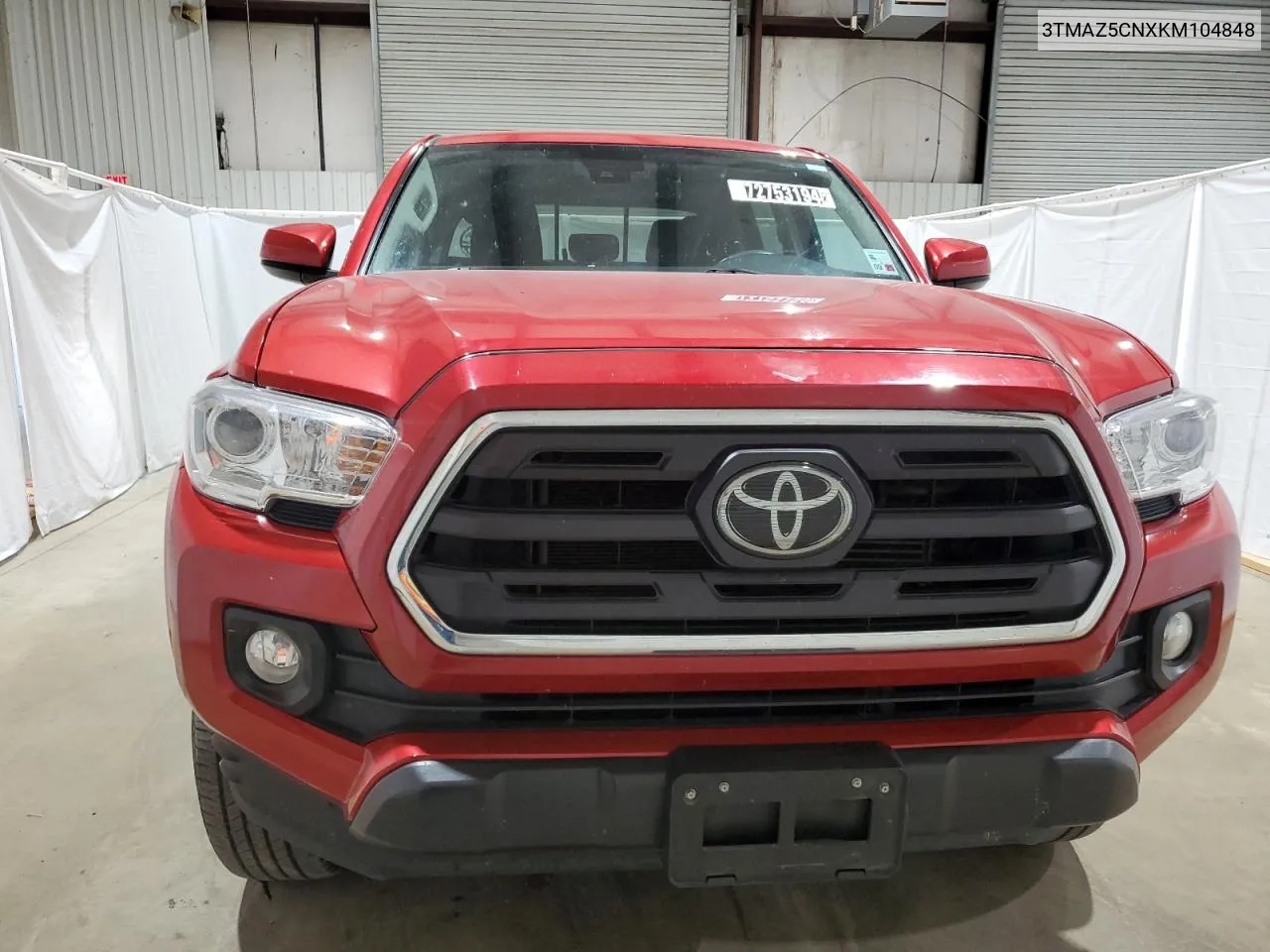 2019 Toyota Tacoma Double Cab VIN: 3TMAZ5CNXKM104848 Lot: 72753194