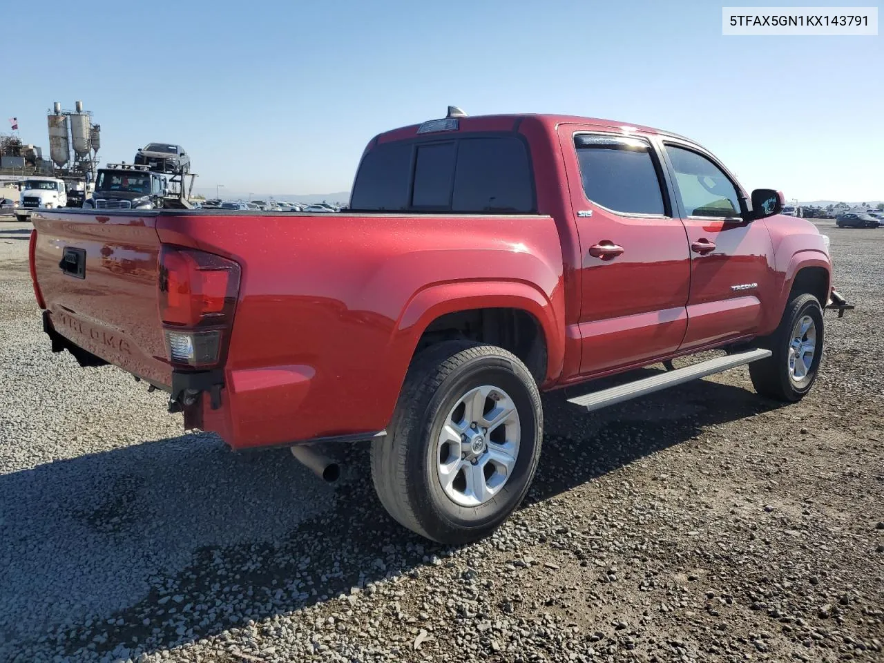 2019 Toyota Tacoma Double Cab VIN: 5TFAX5GN1KX143791 Lot: 72768374