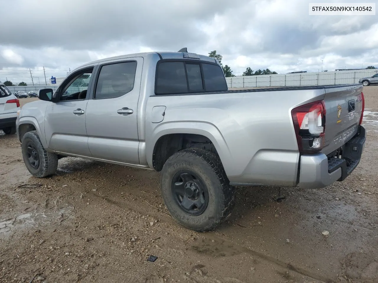 2019 Toyota Tacoma Double Cab VIN: 5TFAX5GN9KX140542 Lot: 73032104