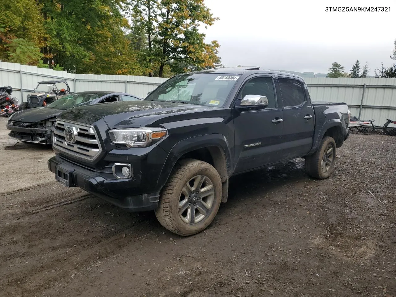 2019 Toyota Tacoma Double Cab VIN: 3TMGZ5AN9KM247321 Lot: 73058264