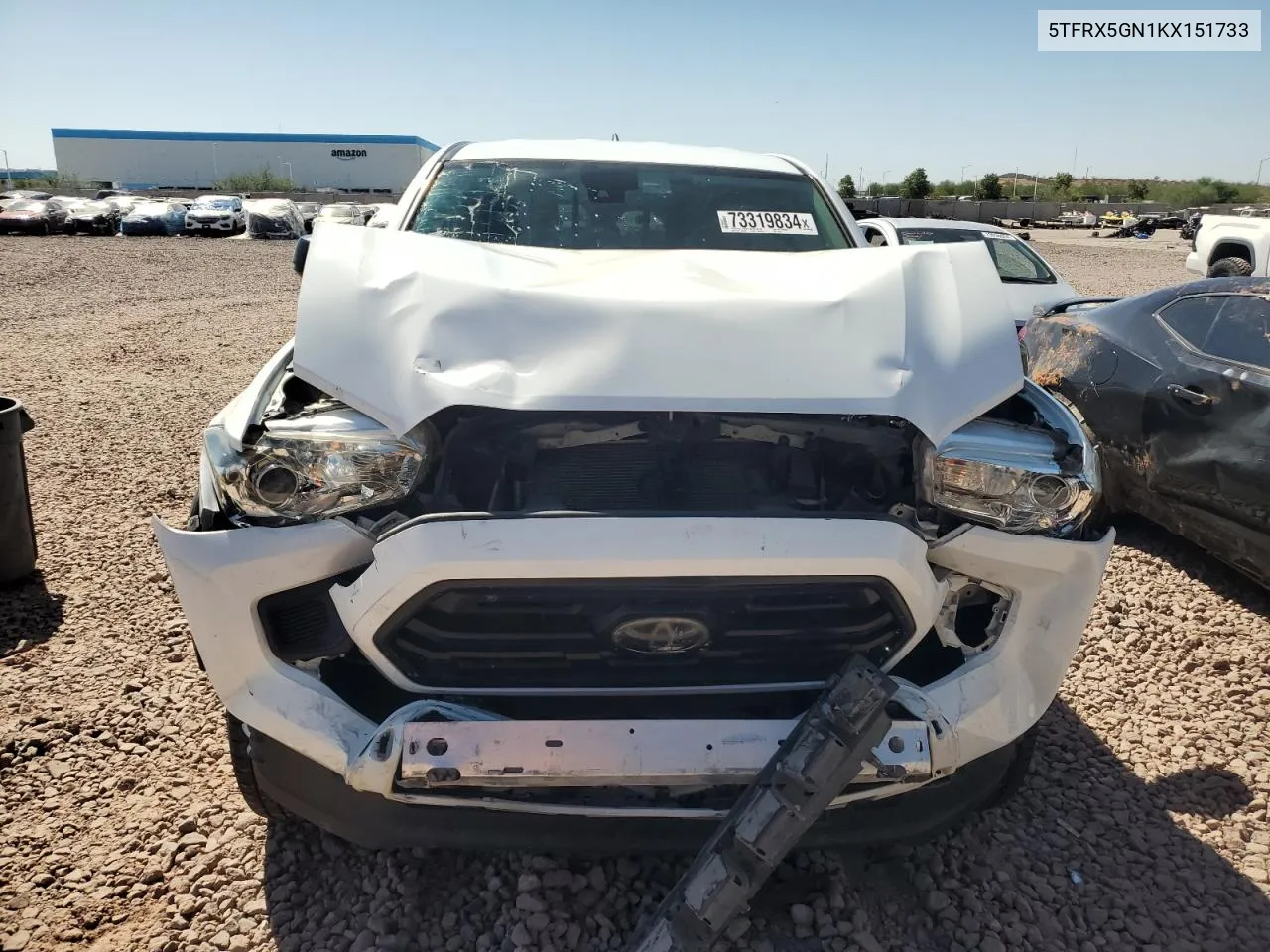 2019 Toyota Tacoma Access Cab VIN: 5TFRX5GN1KX151733 Lot: 73319834