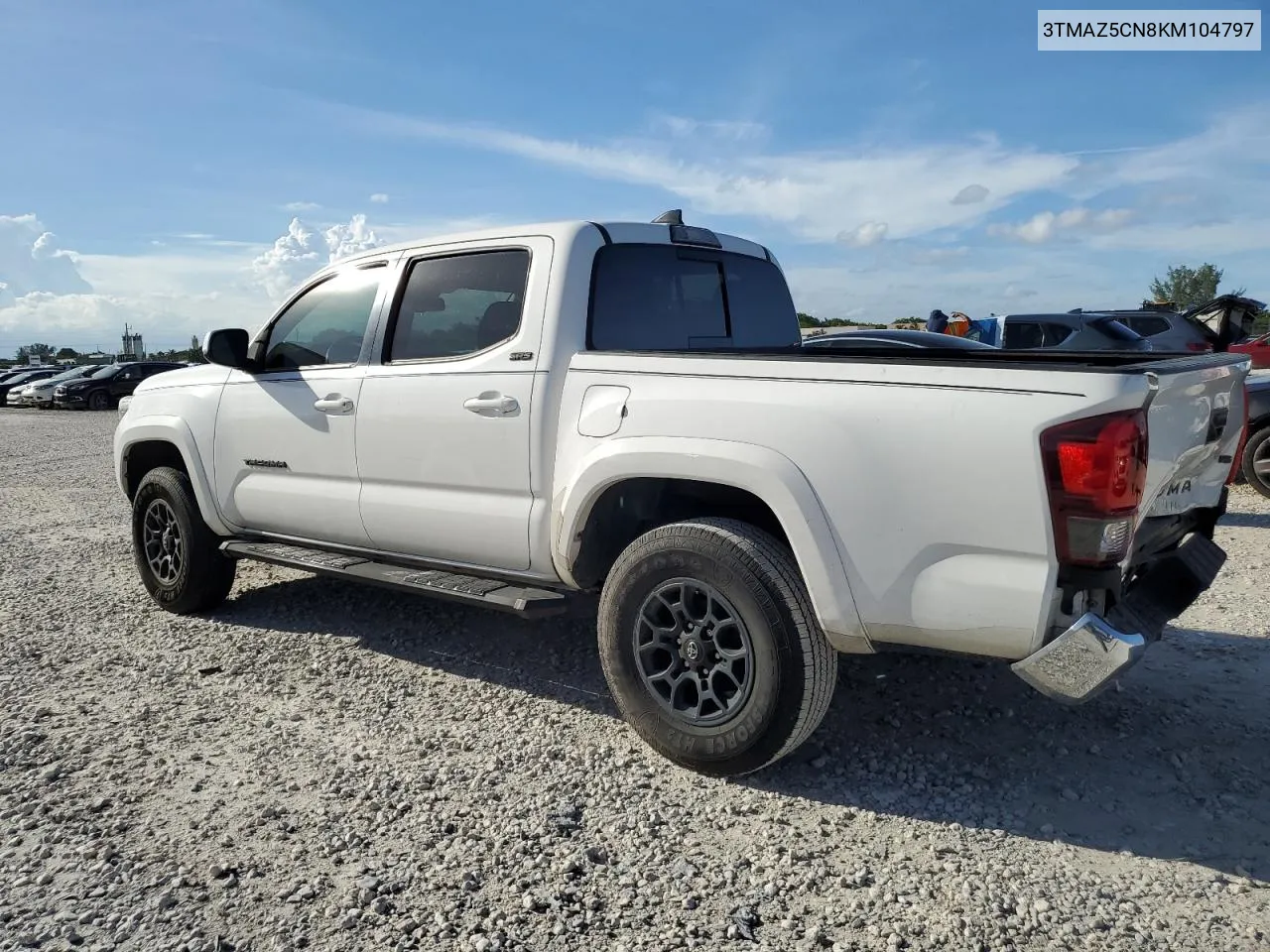 3TMAZ5CN8KM104797 2019 Toyota Tacoma Double Cab