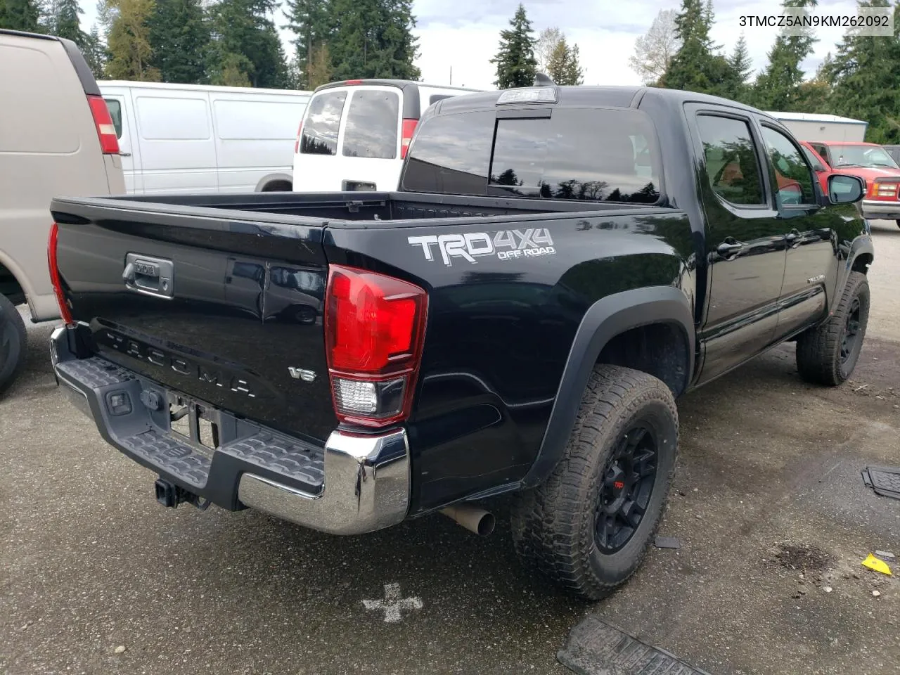 2019 Toyota Tacoma Double Cab VIN: 3TMCZ5AN9KM262092 Lot: 73463204