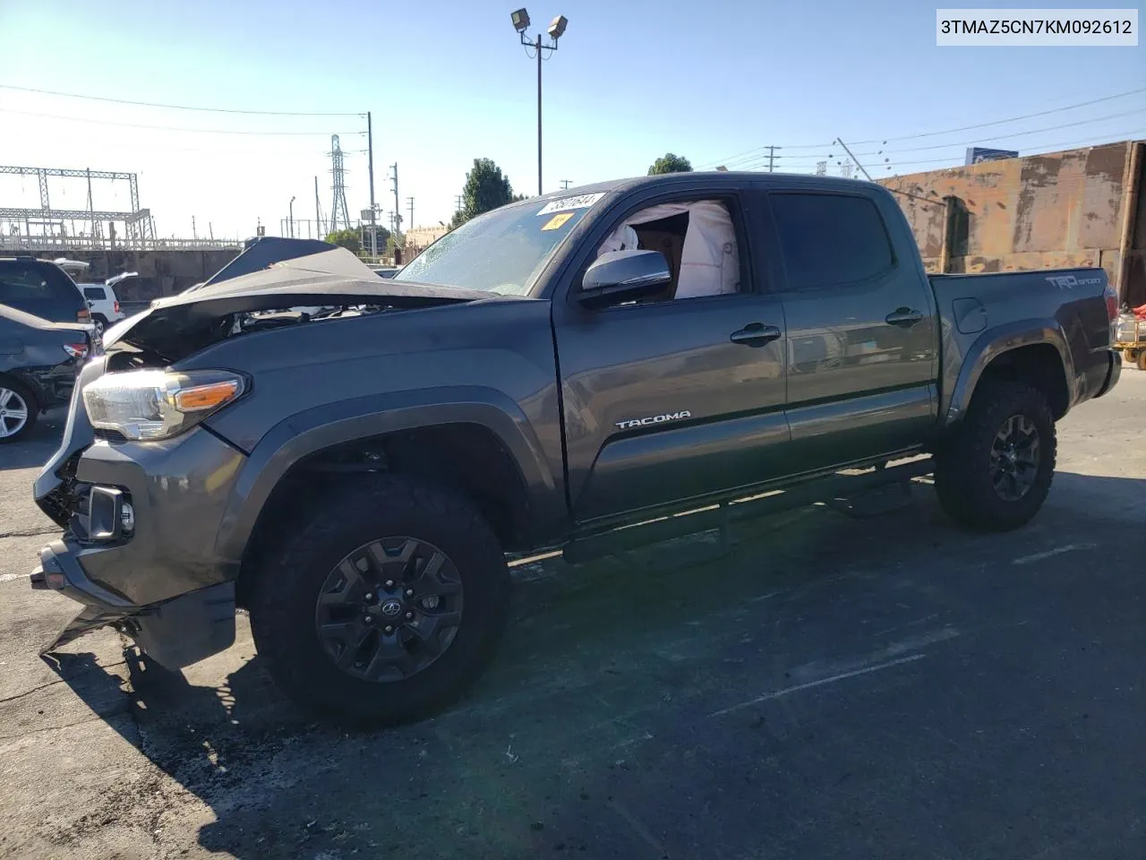 2019 Toyota Tacoma Double Cab VIN: 3TMAZ5CN7KM092612 Lot: 73501644