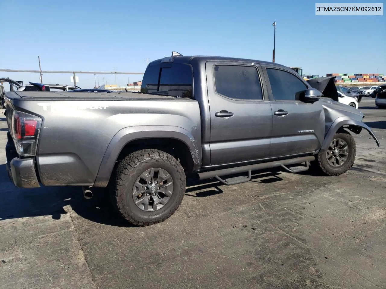 2019 Toyota Tacoma Double Cab VIN: 3TMAZ5CN7KM092612 Lot: 73501644