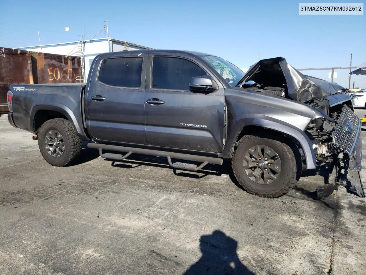 2019 Toyota Tacoma Double Cab VIN: 3TMAZ5CN7KM092612 Lot: 73501644