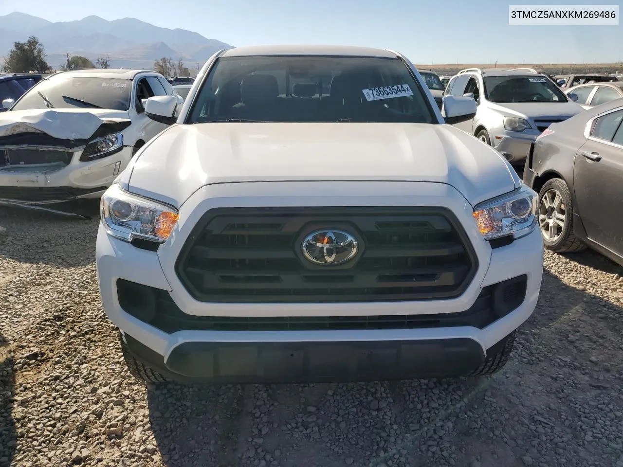 2019 Toyota Tacoma Double Cab VIN: 3TMCZ5ANXKM269486 Lot: 73663544