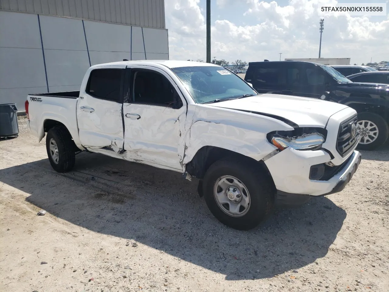 2019 Toyota Tacoma Double Cab VIN: 5TFAX5GN0KX155558 Lot: 73749954