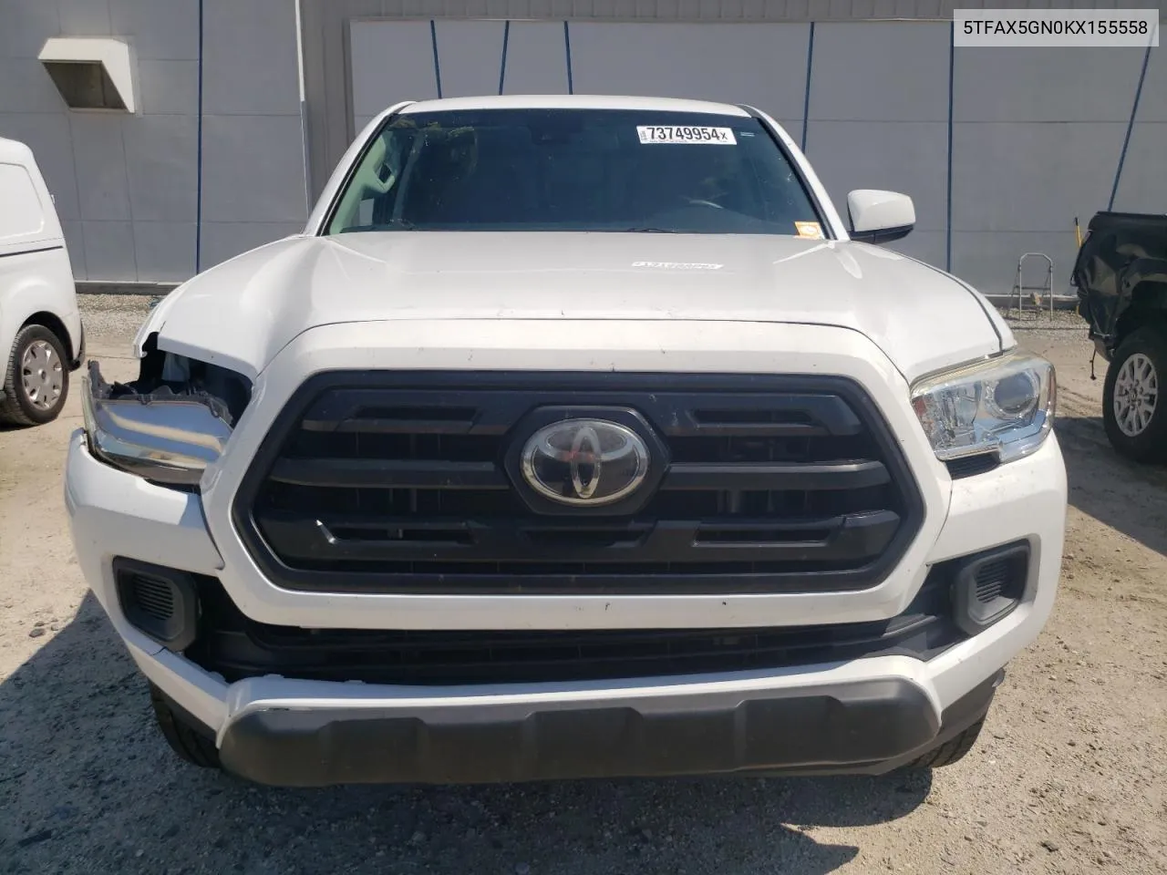 2019 Toyota Tacoma Double Cab VIN: 5TFAX5GN0KX155558 Lot: 73749954